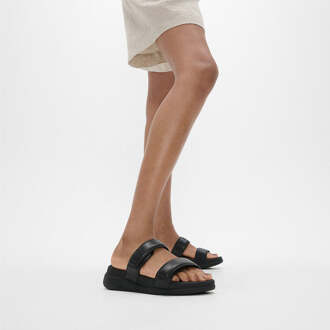 FitFlop F-mode Go Dames Slippers Helemaal Zwart - EU 39/ UK 6
