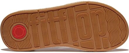 FitFlop F-Mode Teenpost Leren Heren Klompen Zwart - EU 38 / UK 5