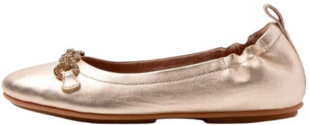 FitFlop Fit Flop Dames/Dames Allegro Sprankelende Ballerina Flats (Goud) - maat