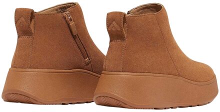 FitFlop Fit Flop Dames/Dames F-Mode Suede Flatform Enkellaars met Zijrits (Tan) - maat Bruin