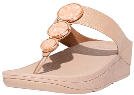 FitFlop Fit Flop Dames/Dames Halo Shimmer teensandalen (Beige)