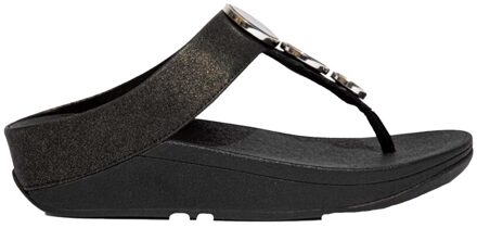 FitFlop Fit Flop Dames/Dames Halo Shimmer teensandalen (Zwart) - EU 37 / UK 4
