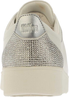 FitFlop Fit Flop Dames/Dames Rally Crystal Leren Trainers (Wit/zilver) - EU 39/ UK 6