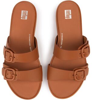 FitFlop Gracie Two-Bar Buckle Sandalen Bruin - EU 36 / UK 3