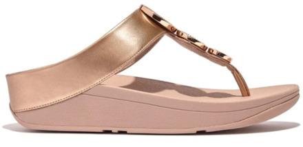 FitFlop Halo bead circle metallic rose goud - 39