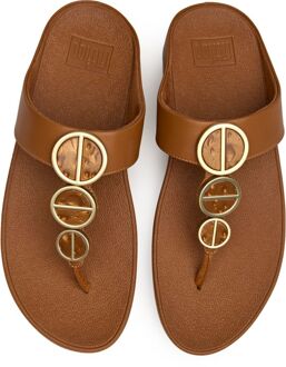 FitFlop Halo Metalen Sandalen Bruin - EU 39/ UK 6