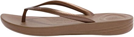 FitFlop IQushion Ergonomic - Teenslippers Dames - Brons - Maat 40