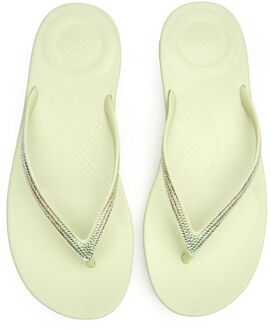 FitFlop Iqushion Sparkle Sandalen Groen