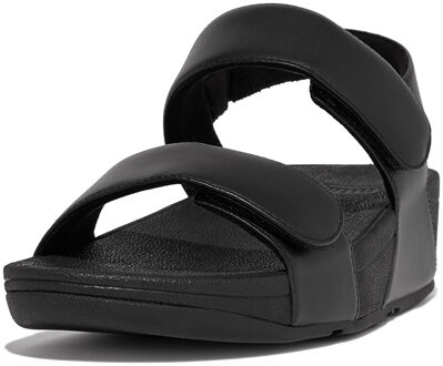 FitFlop Lulu adjustable leather back-strap sandals Zwart - 37