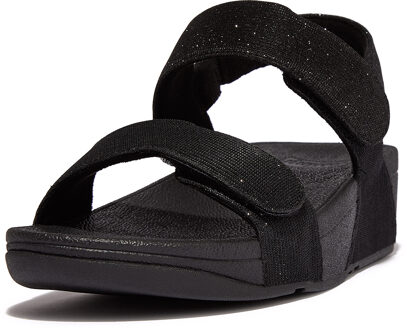FitFlop Lulu adjustable shimmerlux back-strap sandals Zwart - 36