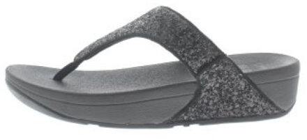 FitFlop Lulu glitter toe -thongs Zwart - 38