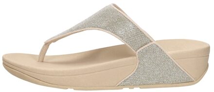 FitFlop Lulu Shimmerglitz Toe-post Goudkleur - 43