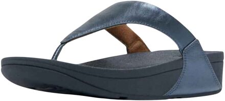 FitFlop Lulu Toepost metalic blauw - 38