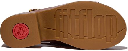FitFlop Platfforms Hiel Backstrap Leer Dames Diep Tan Flip-Flops Beige - EU 40.5 / UK 7