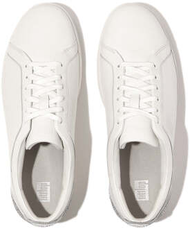 FitFlop Rally Crystal-backtab Dames Sneakers Urban Wit/Zilver - EU 37 / UK 4