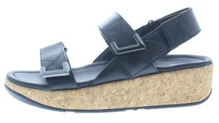 FitFlop Remi adjustable leather Zwart - 37