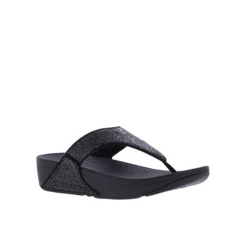 FitFlop TM Lulu Toe Glitter teenslippers zwart - 40