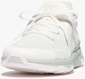 FitFlop VITAMIN FFX BREI Dames Trainers Urban Wit/Salie - maat EU 39/ UK 6