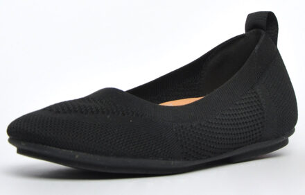 FitFlop Women's Fit Flop Allegro e01 Multi-Knit Ballet Pumps in Black Zwart - EU 38 / UK 5