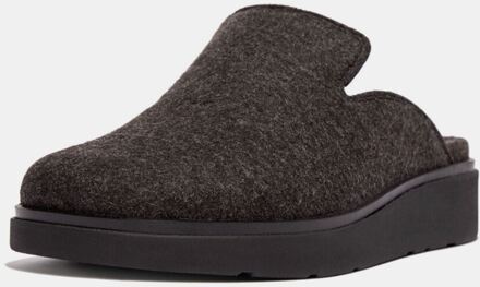 FitFlop Women's Fit Flop Gen-FF Felt Mules in Black Zwart - EU 39/ UK 6