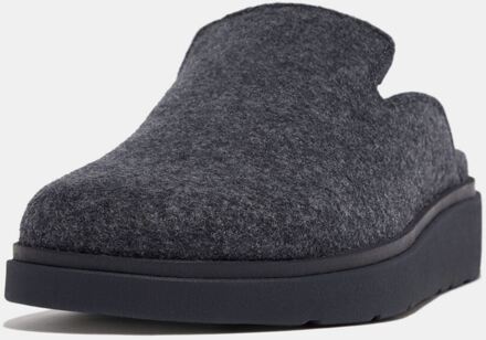 FitFlop Women's Fit Flop Gen-FF Felt Mules in Navy - EU 38 / UK 5