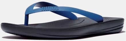 FitFlop Women's Fit Flop iQushion Egronomic Flip Flops in Blue Blauw - EU 47.5 / UK 12