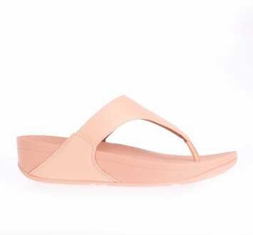 FitFlop Women's Fit Flop Lulu Leather Toe Thong Sandalen in Blush - EU 43 / UK 9