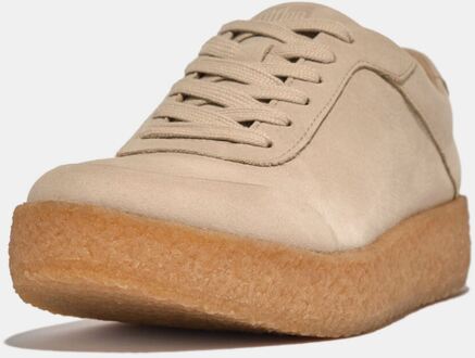 FitFlop Women's Fit Flop Rally Tumbled-Nubuck Crepe Trainers in Beige - EU 38.5 / UK 5.5