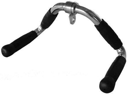 Fitness Bar Comfortabele V Vormige Oefening Staaf For A Triceps Blauw