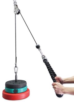 Fitness Diy Gym Katrol Kabel Machine Attachment System Laden Pin Lifting Workout Arm Biceps Triceps Hand Training Apparatuur