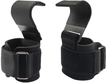 Fitness Gewichtheffen Zware Haken Met Neopreen Pad Gym Wrist Wraps Beste Power Gewichtheffen Training Set
