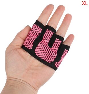 Fitness Half Vinger Handschoenen Mannen Vrouwen Voor Crossfit Workout Gym Handschoen Power Gewichtheffen Bodybuilding Hand Protector pruim