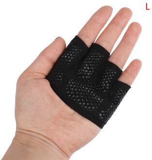 Fitness Half Vinger Handschoenen Mannen Vrouwen Voor Crossfit Workout Gym Handschoen Power Gewichtheffen Bodybuilding Hand Protector wit