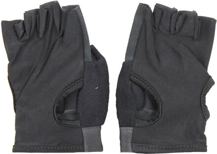 Fitness handschoenen easy heren/dames drifit Zwart - XS