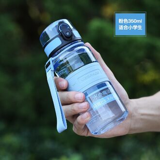 Fitness Herbruikbare Water Fles Kids Geïsoleerde Thee Stro Glazen Fles Water Siliconen Mouw Borraccia Termica Huis Decor JJ60WB 0.35L / style3