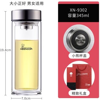 Fitness Infuser Water Fles Glas Custom Kinderen Herbruikbare Platte Water Fles Drinken Kille Vaso Plegable Home Decor OO50BL