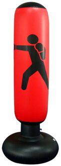 Fitness Opblaasbare Kinderen Bokszak Stress Punch Bag Stand Power rood