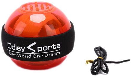 Fitness Power Pols Bal Trainer Ontspannen Gyroscoop Hand Grip Spier Power Ball Gyro Arm Sporter Strengthener Fitness Apparatuur Rood