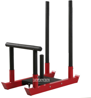 Fitness Push Rod Sled Load Resistance Weight Training Steel Sled Home Gym Burst Strength Power Training Bulk Building Equipment