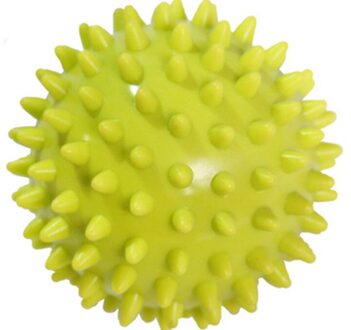 Fitness Pvc Hand Massage Bal Pvc Zolen Egel Sensorische Training Grip De Bal Draagbare Fysiotherapie Bal Diameter 7 Cm Geel