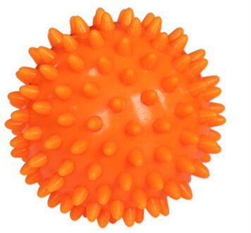 Fitness Pvc Hand Massage Bal Pvc Zolen Egel Sensorische Training Grip De Bal Draagbare Fysiotherapie Bal Diameter 7 Cm Oranje