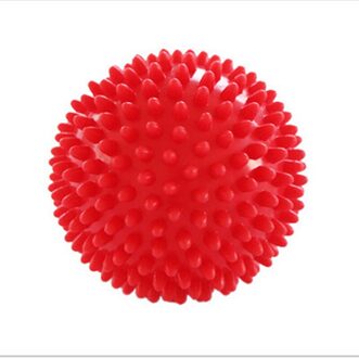 Fitness Pvc Hand Massage Bal Pvc Zolen Egel Sensorische Training Grip De Bal Draagbare Fysiotherapie Bal Diameter 7 Cm Rood