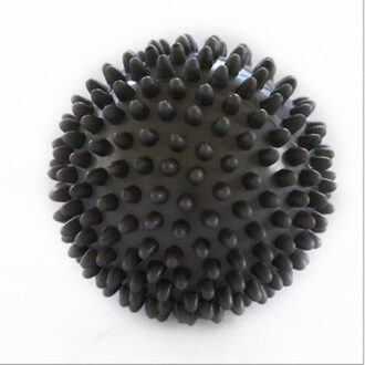 Fitness Pvc Hand Massage Bal Pvc Zolen Egel Sensorische Training Grip De Bal Draagbare Fysiotherapie Bal Diameter 7 Cm zwart