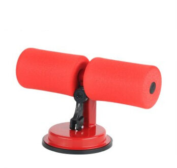 Fitness Sit Up Bar Assistent Gym Oefening Apparaat Weerstand Tube Workout Bench Apparatuur Voor Thuis Abdominale Machine Afvallen rood