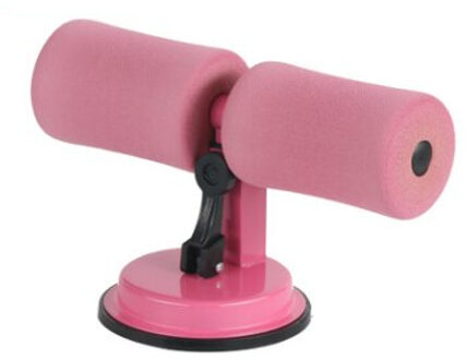 Fitness Sit Up Bar Assistent Gym Oefening Apparaat Weerstand Tube Workout Bench Apparatuur Voor Thuis Abdominale Machine Afvallen roze