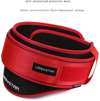 Fitness Weight Lifting Belt Barbell Dumbbel Training Back Support Weightlifting Belt Gym Squat Dip Powerlifting Waist Blauw