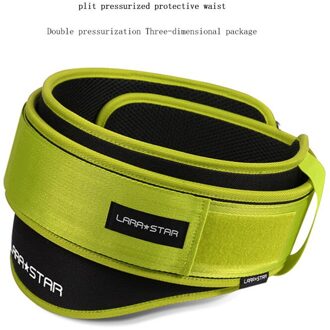 Fitness Weight Lifting Belt Barbell Dumbbel Training Back Support Weightlifting Belt Gym Squat Dip Powerlifting Waist licht grijs
