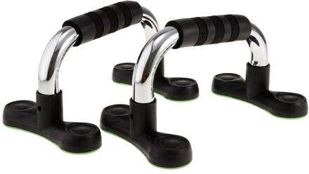 Fitness Workout Push Up Bars Sterke Stalen Pushup Stands Met Comfortabele Foam Grip En Non-Slip Bars Voor Thuis office Fitness Slivery