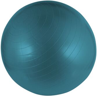 fitnessbal 55 cm rubber blauw