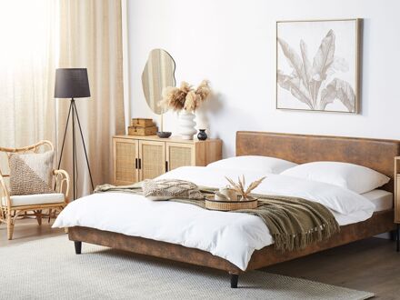 FITOU Bed Bruin 180x200